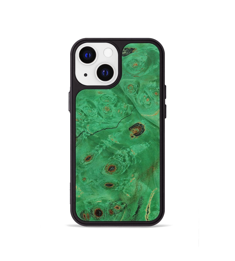 iPhone 13 mini Wood+Resin Phone Case - Kathryn (Wood Burl, 655553)