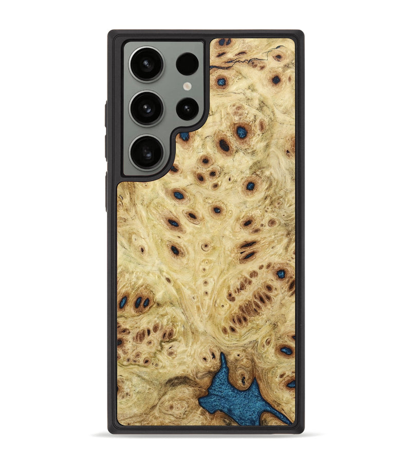 Galaxy S23 Ultra Wood+Resin Phone Case - Wilfred (Wood Burl, 655557)