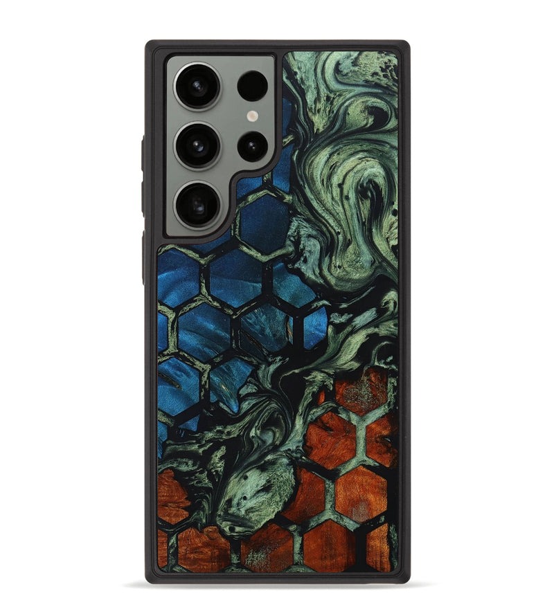 Galaxy S23 Ultra Wood+Resin Phone Case - Anthony (Pattern, 655579)