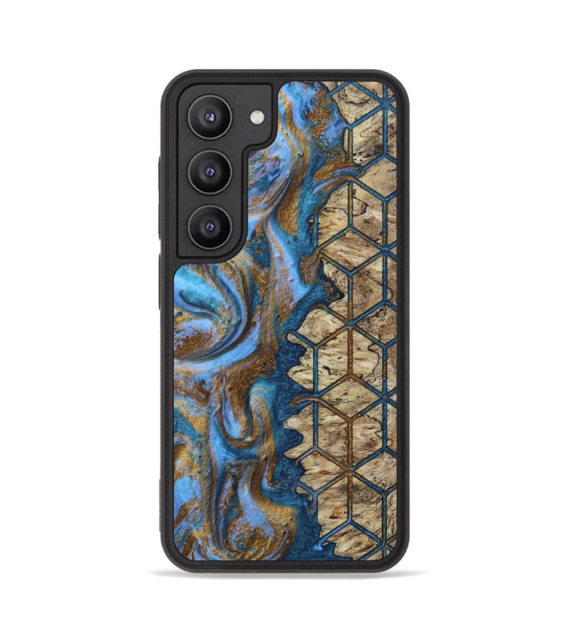 Galaxy S23 Wood+Resin Phone Case - Howard (Pattern, 655586)