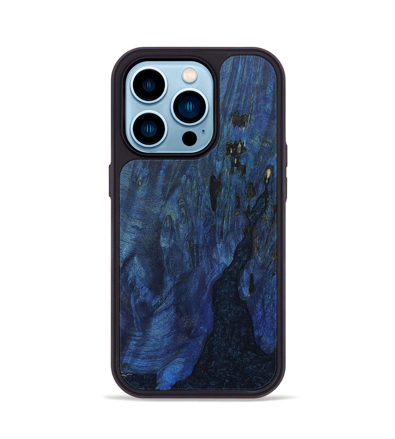 iPhone 14 Pro Wood+Resin Phone Case - Jamal (Wood Burl, 655613)