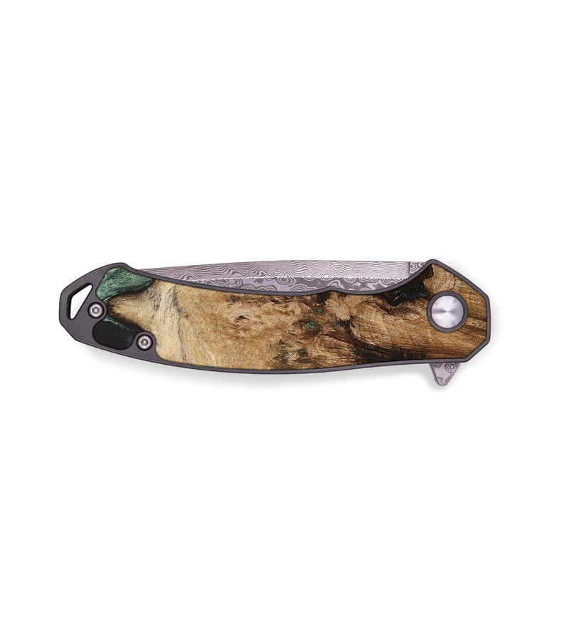 EDC Wood+Resin Pocket Knife - Nina (Wood Burl, 655698)