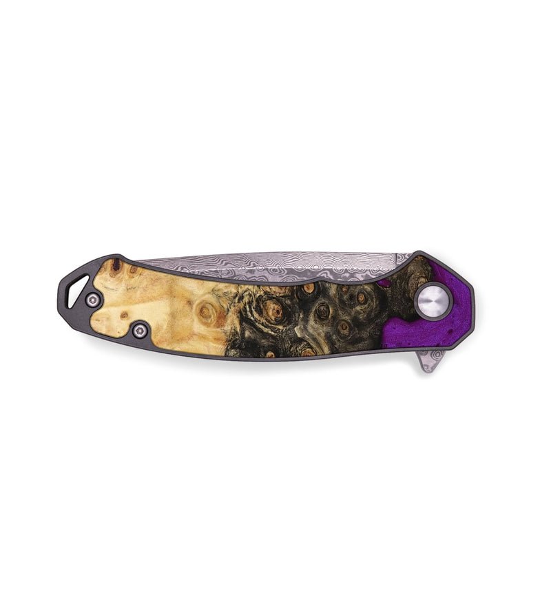 EDC Wood+Resin Pocket Knife - Hector (Wood Burl, 655699)