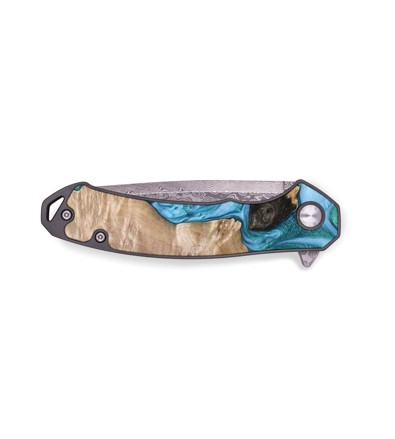 EDC Wood+Resin Pocket Knife - Owen (Mosaic, 655723)