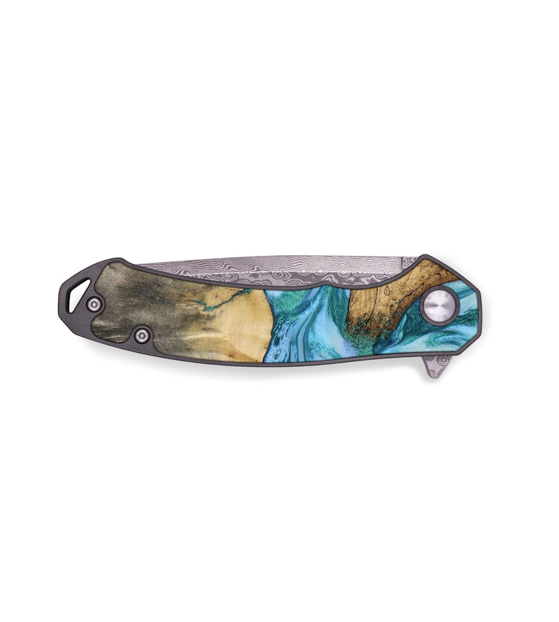 EDC Wood+Resin Pocket Knife - Dylan (Mosaic, 655724)