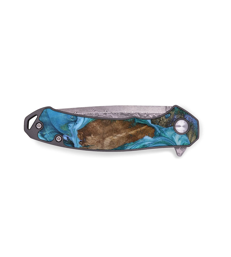 EDC Wood+Resin Pocket Knife - Tamra (Mosaic, 655728)