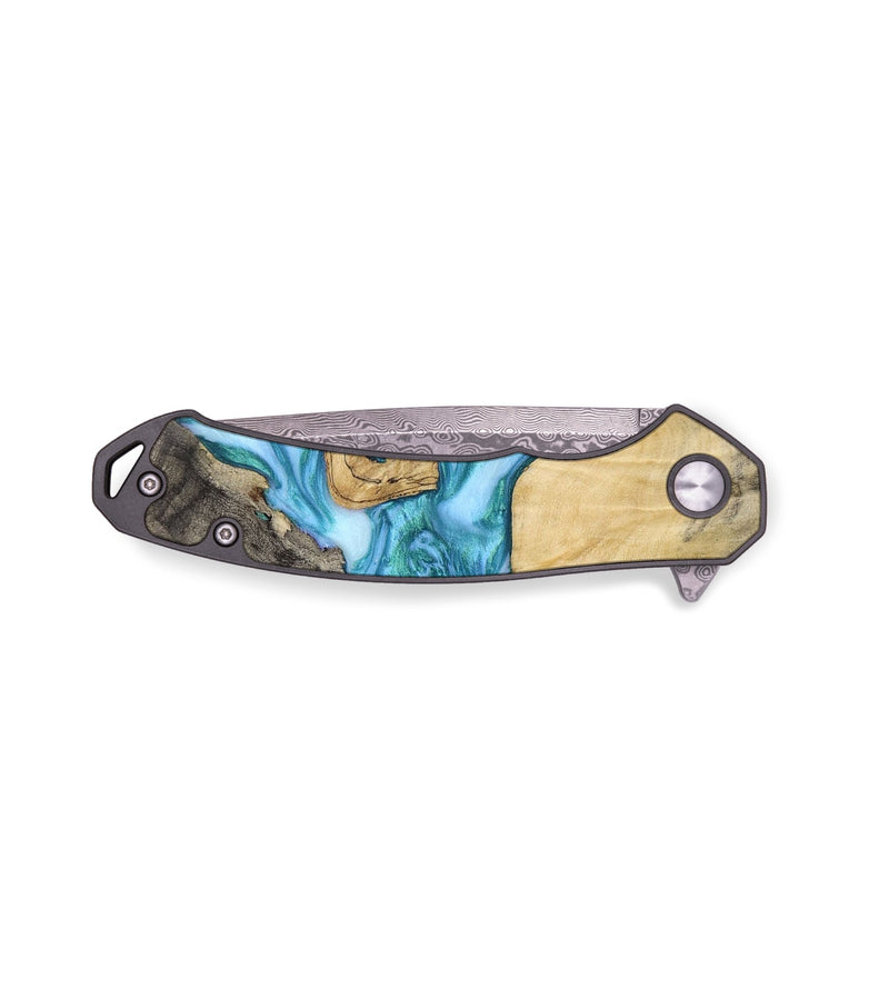 EDC Wood+Resin Pocket Knife - Janiya (Mosaic, 655735)