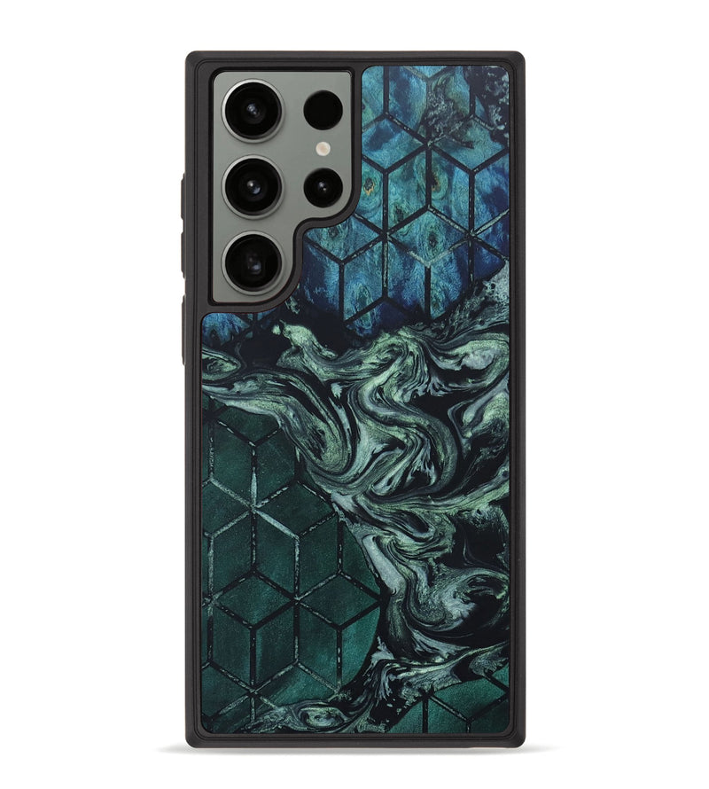 Galaxy S23 Ultra Wood+Resin Phone Case - Virgil (Pattern, 655790)