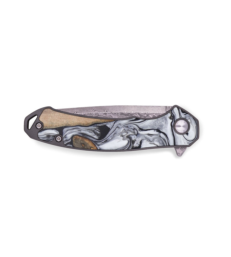 EDC Wood+Resin Pocket Knife - Christina (Mosaic, 655809)