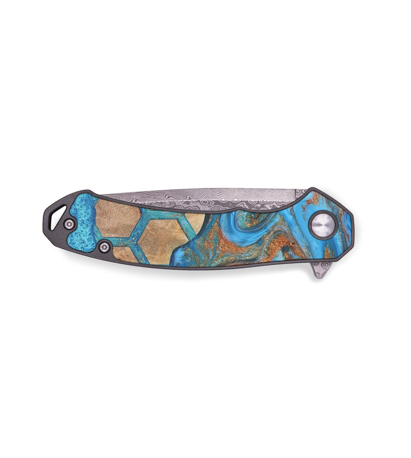 EDC Wood+Resin Pocket Knife - Adele (Pattern, 655810)