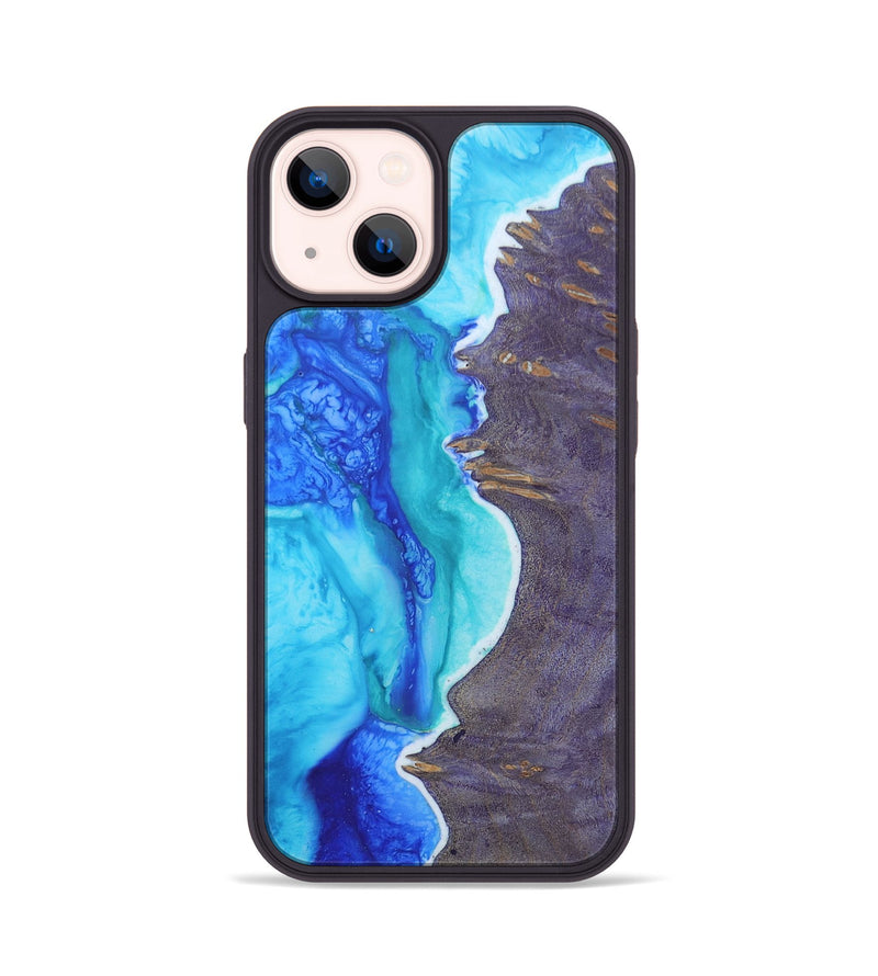 iPhone 14 Wood+Resin Phone Case - Kim (Watercolor, 655875)