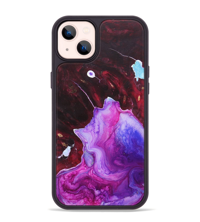 iPhone 14 Plus Wood+Resin Phone Case - Branden (Watercolor, 655909)