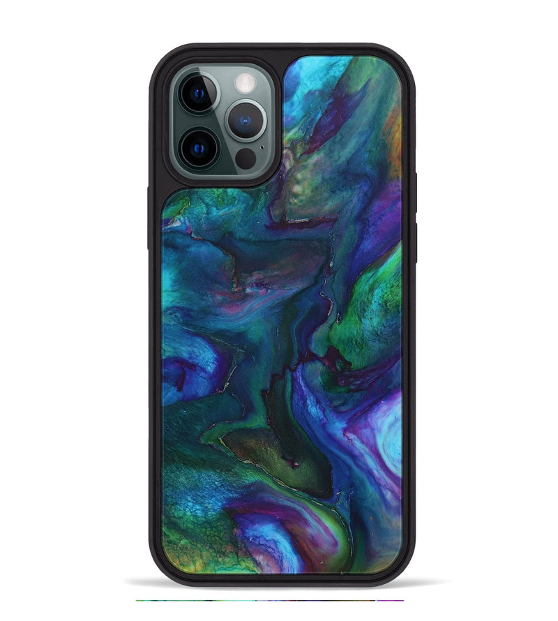 iPhone 12 Pro Max ResinArt Phone Case - Megan (Watercolor, 655912)