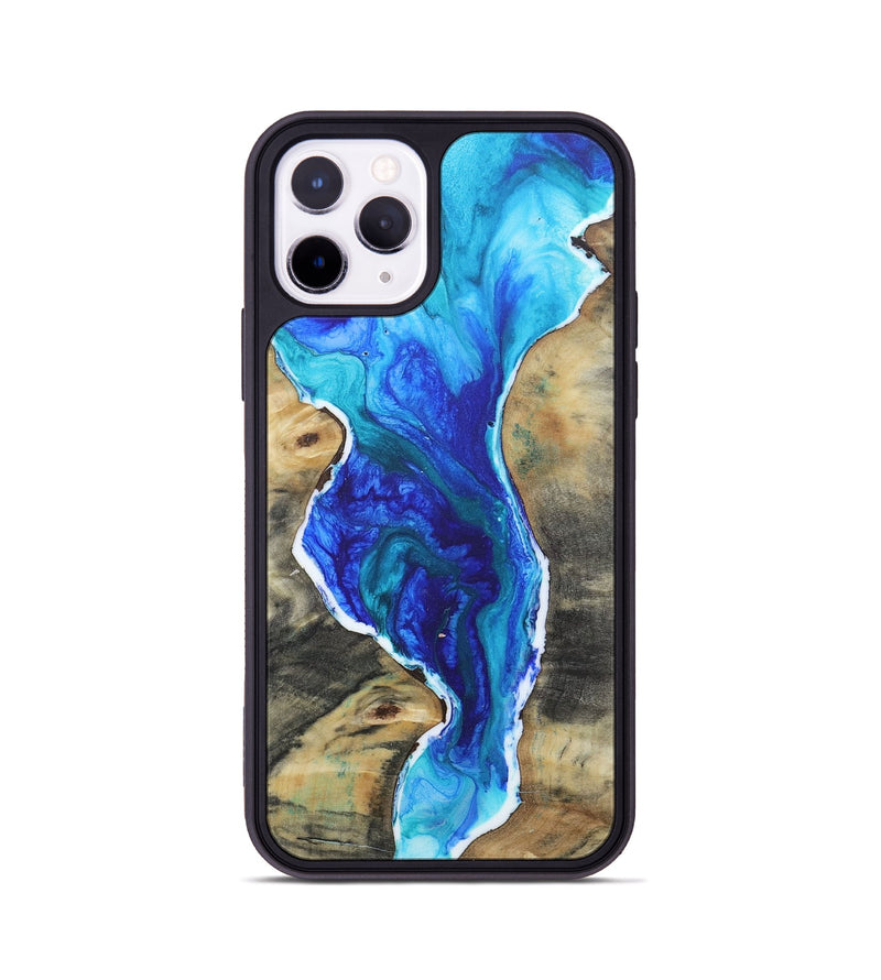 iPhone 11 Pro Wood+Resin Phone Case - Glenn (Watercolor, 655916)