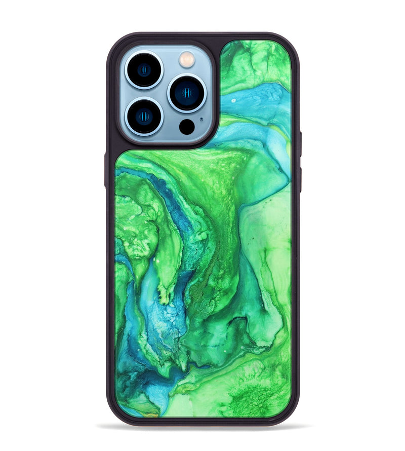 iPhone 14 Pro Max ResinArt Phone Case - Levi (Watercolor, 656082)