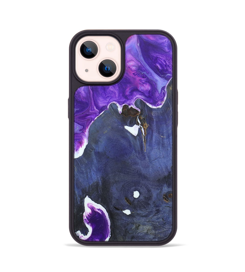 iPhone 14 Wood+Resin Phone Case - Richard (Watercolor, 656107)