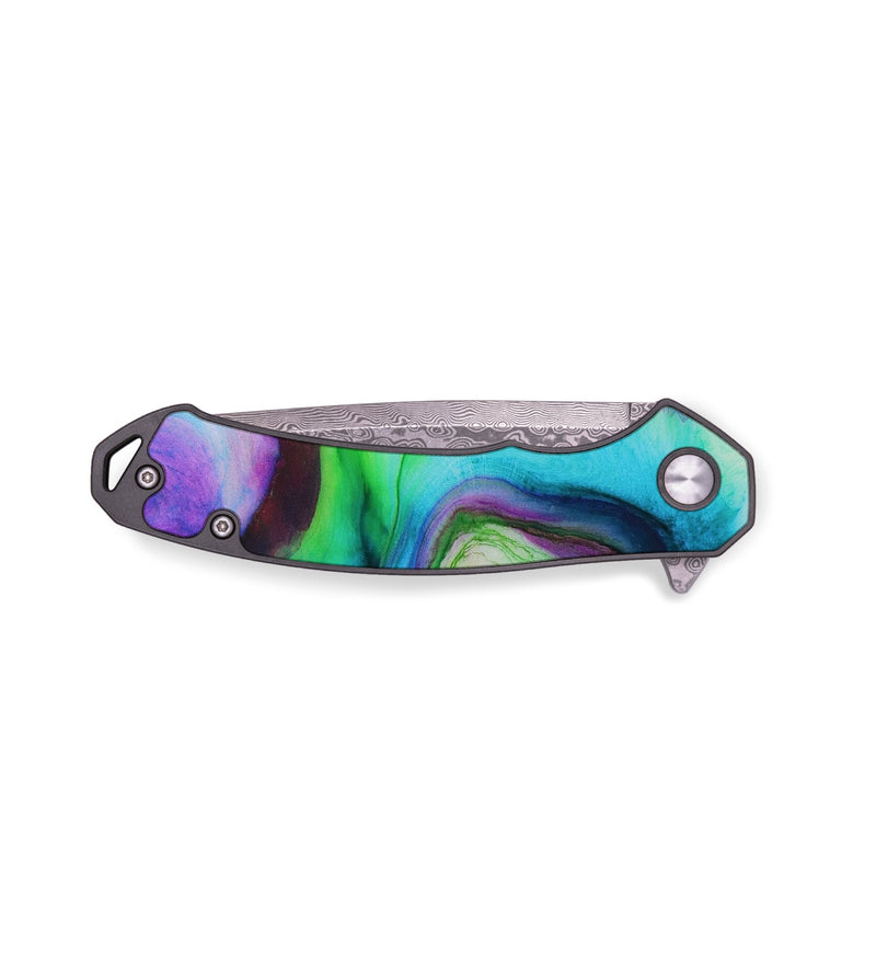 EDC ResinArt Pocket Knife - Damien (Watercolor, 656181)