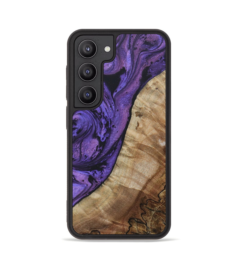 Galaxy S23 Wood+Resin Phone Case - Ellis (Purple, 656284)