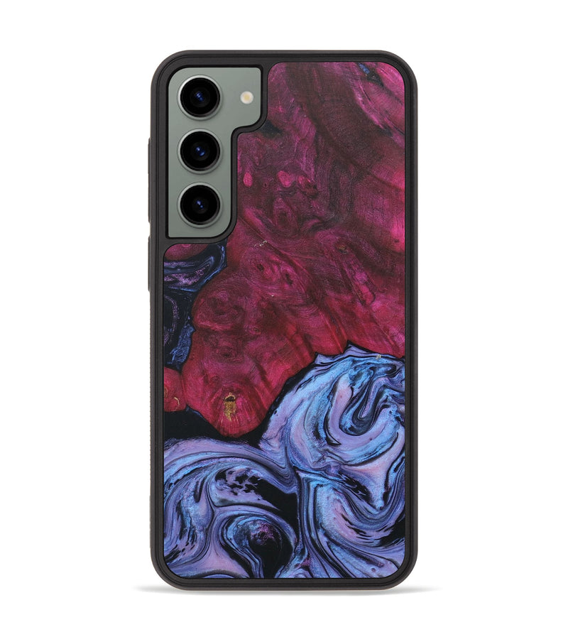 Galaxy S23 Plus Wood+Resin Phone Case - Layla (Purple, 656295)