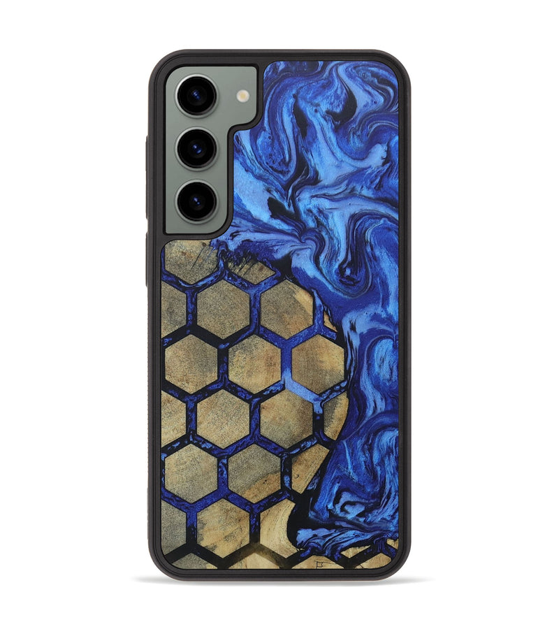 Galaxy S23 Plus Wood+Resin Phone Case - Savannah (Pattern, 656510)