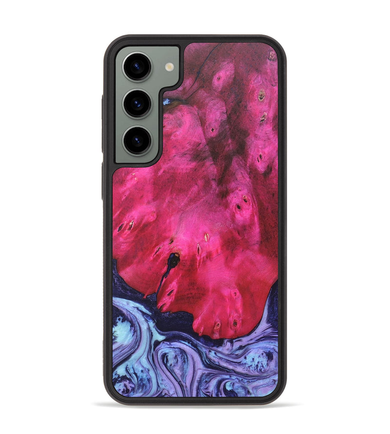 Galaxy S23 Plus Wood+Resin Phone Case - Charlie (Purple, 656931)