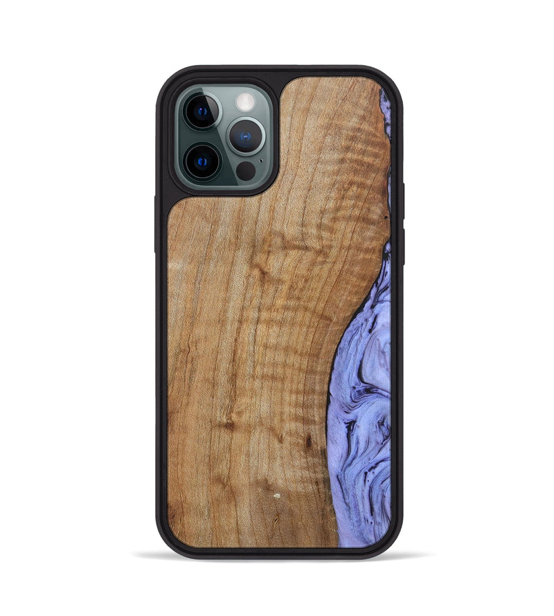 iPhone 12 Pro Wood+Resin Phone Case - Lilith (Wood Burl, 656958)