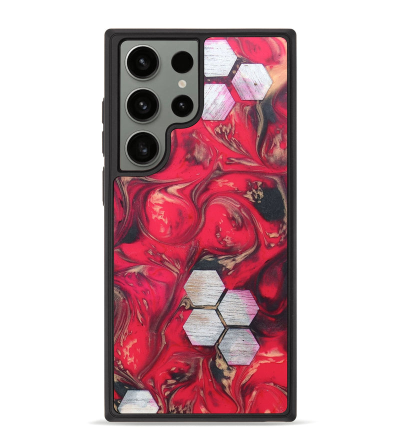 Galaxy S23 Ultra Wood+Resin Phone Case - Allie (Mosaic, 657183)