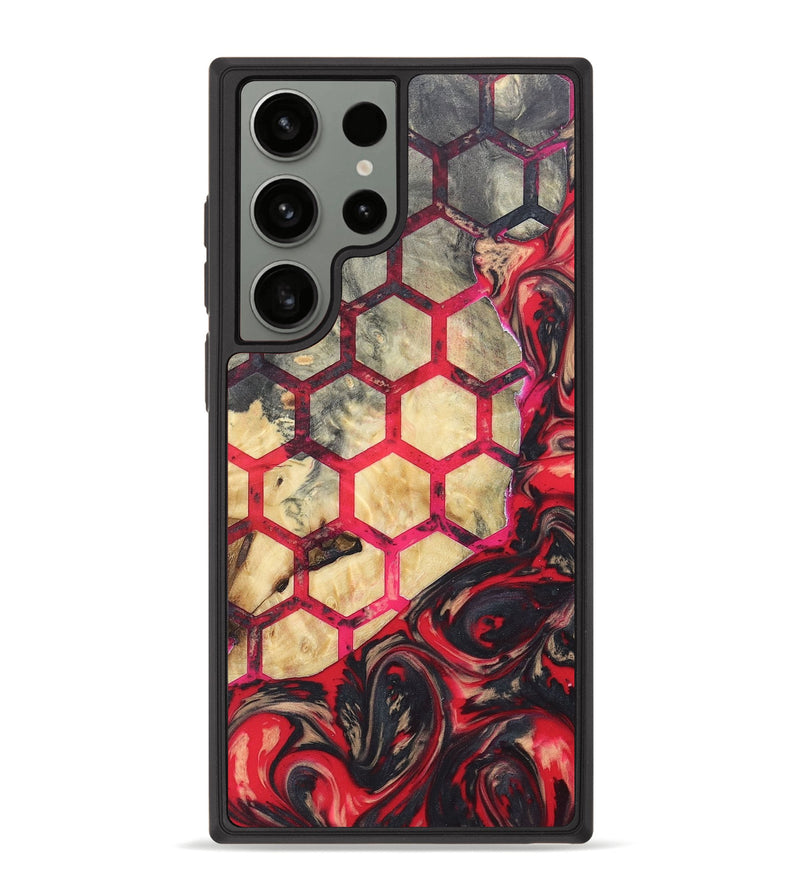 Galaxy S23 Ultra Wood+Resin Phone Case - Madison (Pattern, 657267)