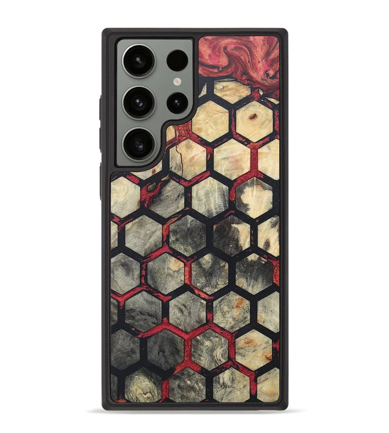 Galaxy S23 Ultra Wood+Resin Phone Case - Joanna (Pattern, 657274)