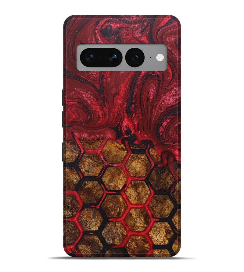 Pixel 7 Pro Wood+Resin Live Edge Phone Case - Javier (Pattern, 657303)