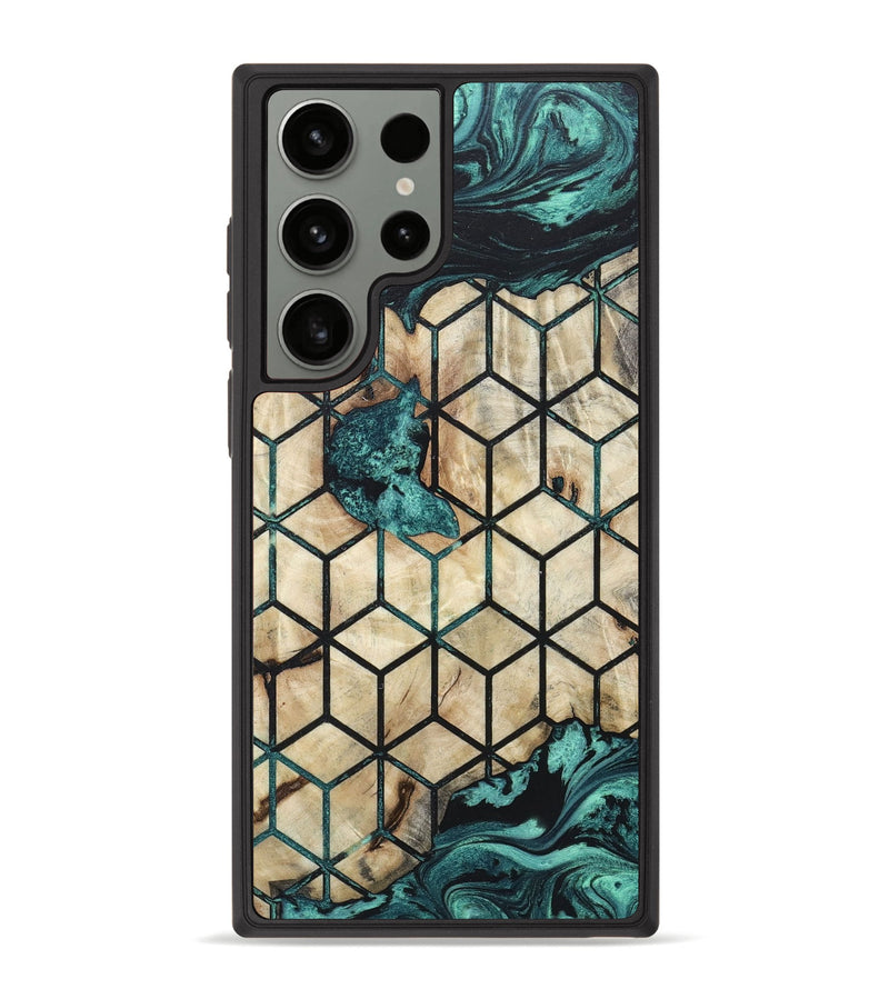 Galaxy S23 Ultra Wood+Resin Phone Case - Ronnie (Pattern, 657358)