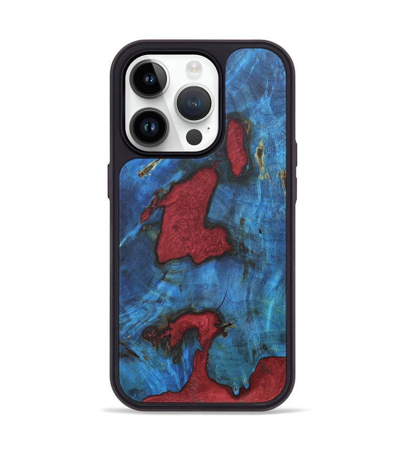 iPhone 15 Pro Wood+Resin Phone Case - Melinda (Wood Burl, 657606)