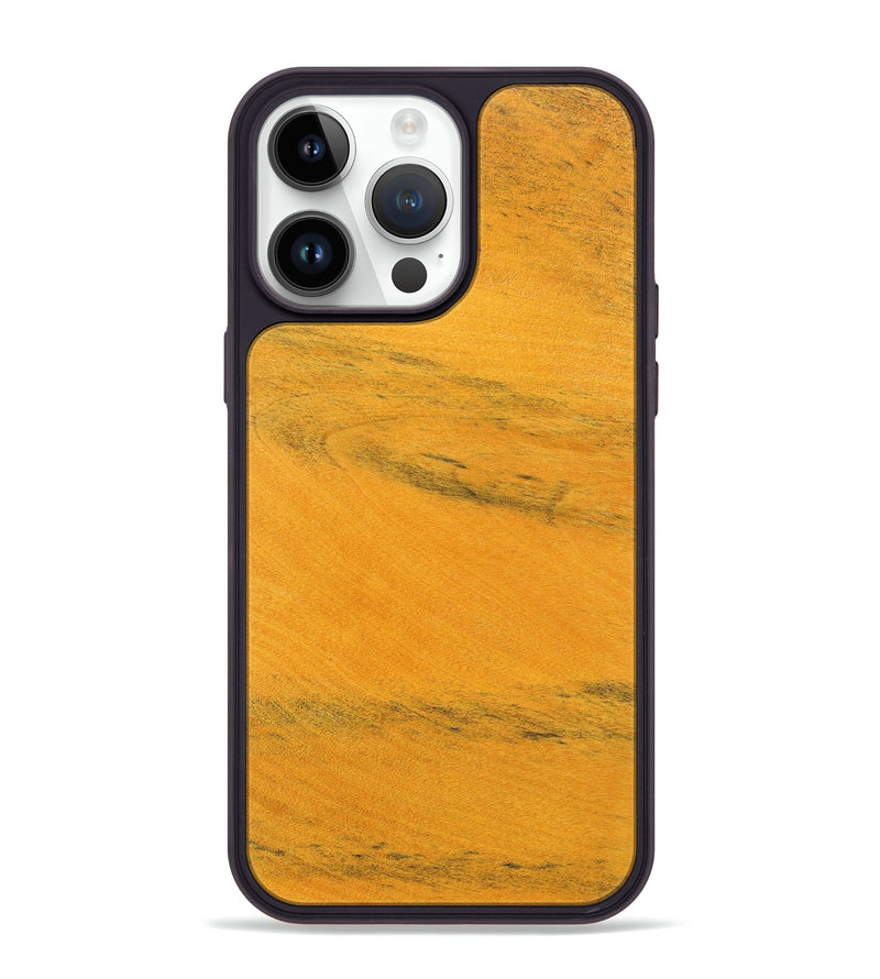 iPhone 15 Pro Max Wood+Resin Phone Case - Otto (Wood Burl, 657695)