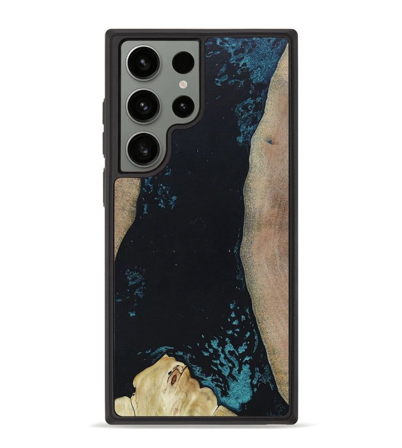 Galaxy S23 Ultra Wood+Resin Phone Case - Frieda (Mosaic, 657707)