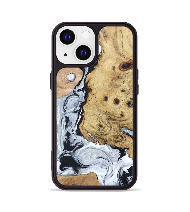 iPhone 13 Wood+Resin Phone Case - Clinton (Mosaic, 657724)