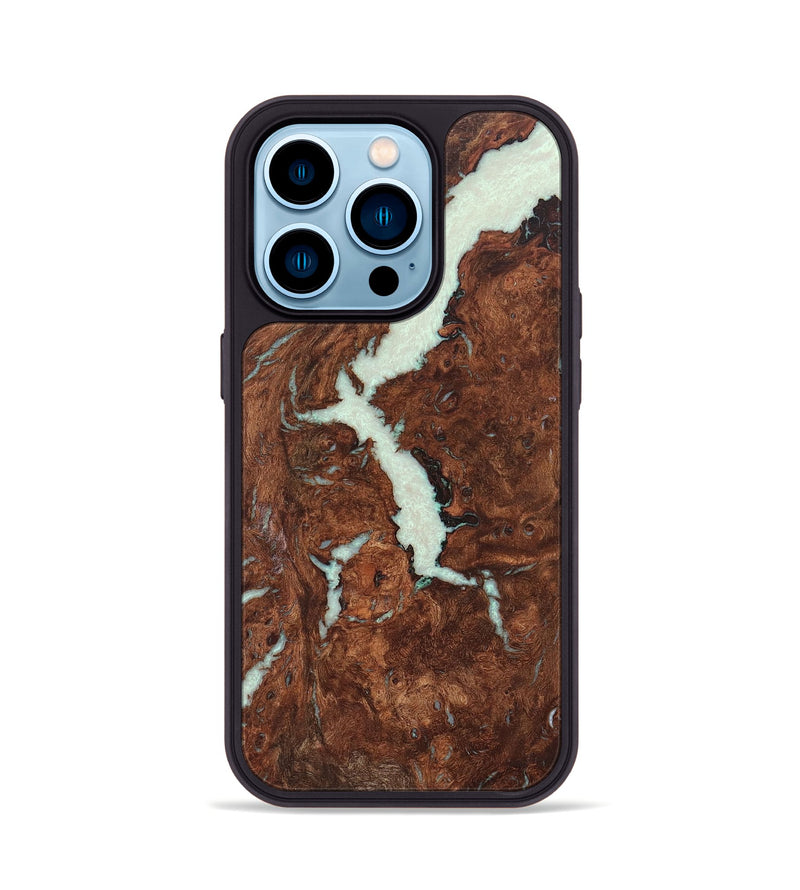 iPhone 14 Pro Burl Wood Phone Case - Adrienne (Wood Burl, 657843)