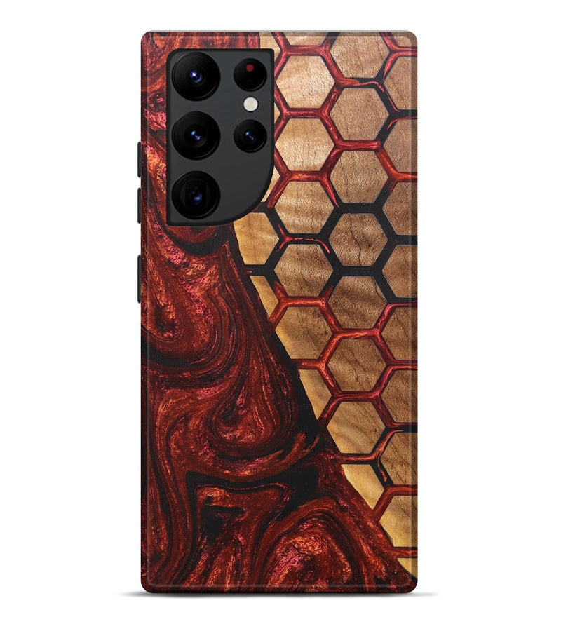 Galaxy S22 Ultra Wood+Resin Live Edge Phone Case - Callum (Pattern, 657868)