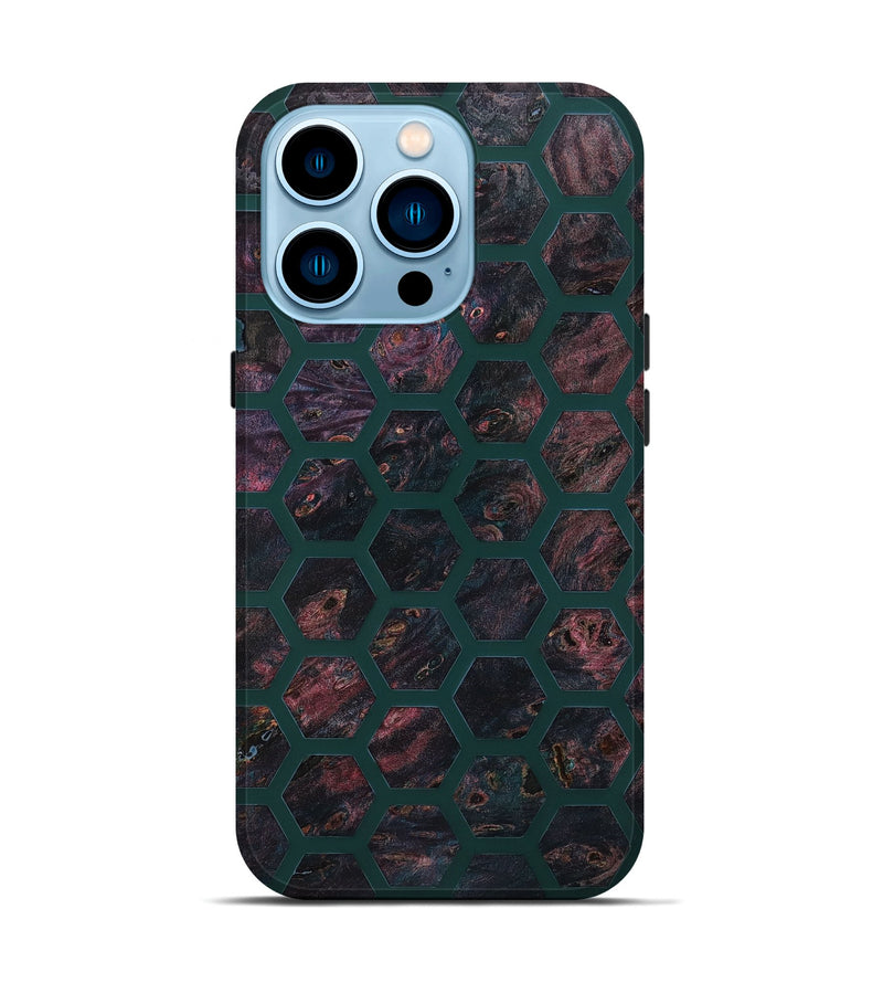 iPhone 14 Pro Wood+Resin Live Edge Phone Case - Russell (Pattern, 657923)