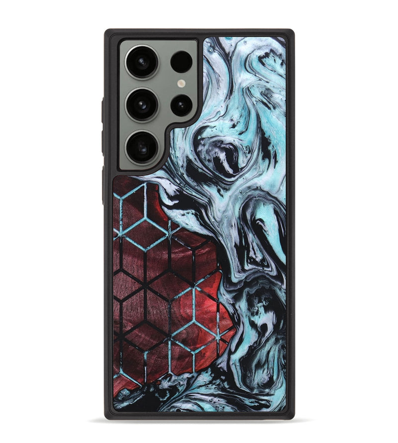 Galaxy S23 Ultra Wood+Resin Phone Case - Sam (Pattern, 658011)