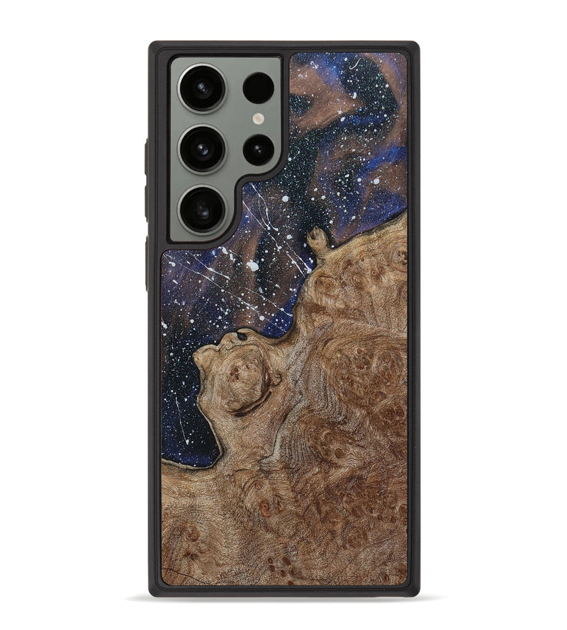 Galaxy S23 Ultra Wood+Resin Phone Case - Brinley (Cosmos, 658068)