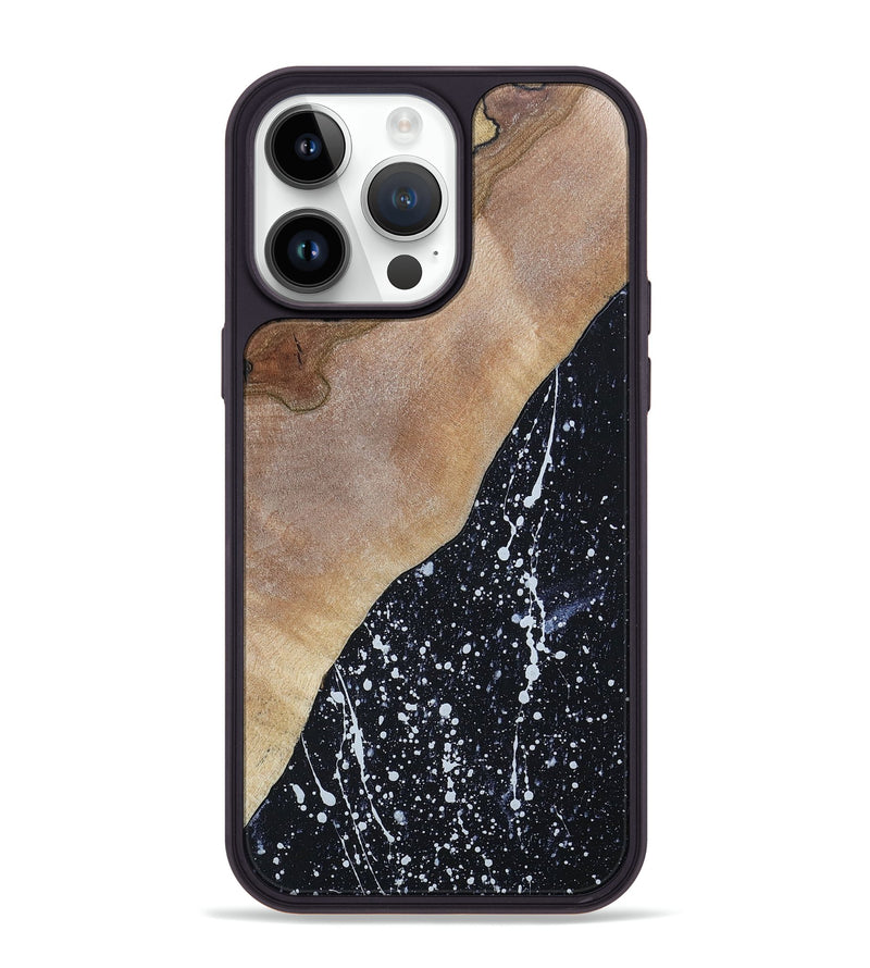 iPhone 15 Pro Max Wood+Resin Phone Case - Juanita (Cosmos, 658076)