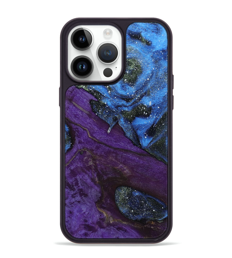 iPhone 15 Pro Max Wood+Resin Phone Case - Elisabeth (Cosmos, 658232)