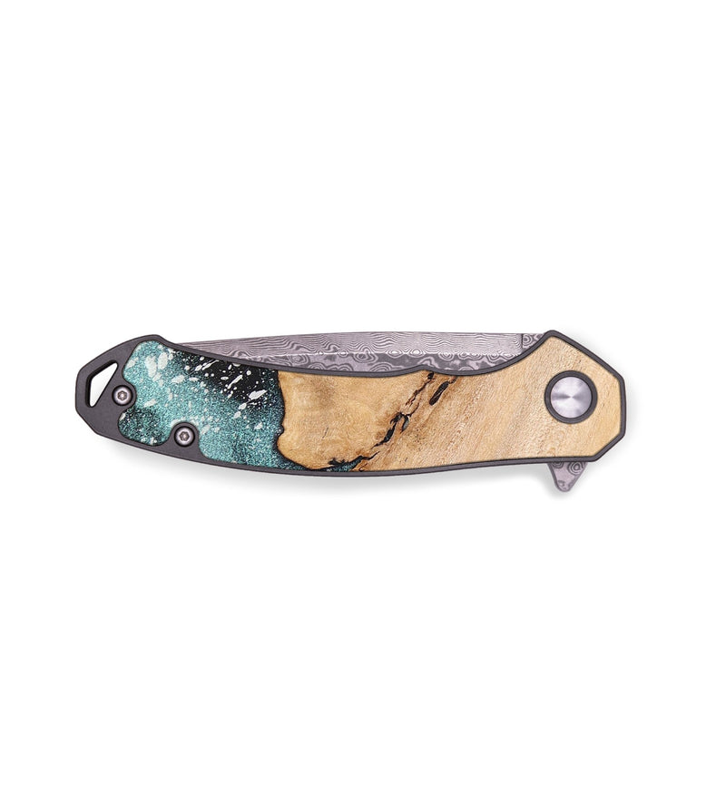 EDC Wood+Resin Pocket Knife - Trenton (Cosmos, 658253)