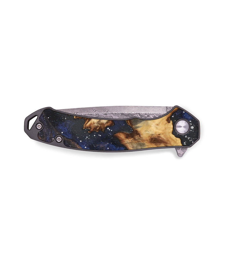 EDC Wood+Resin Pocket Knife - Presley (Cosmos, 658254)