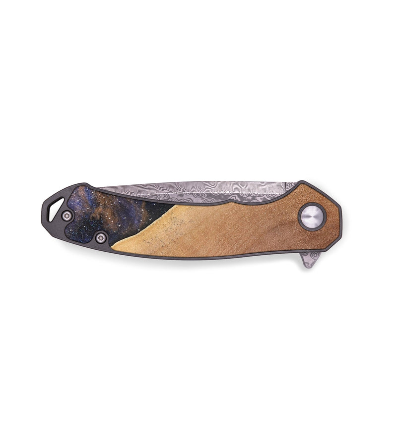 EDC Wood+Resin Pocket Knife - Karissa (Cosmos, 658255)
