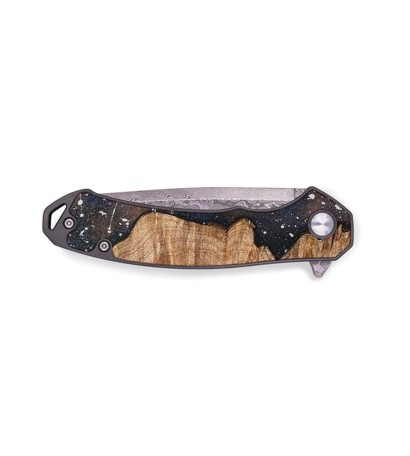 EDC Wood+Resin Pocket Knife - Lynn (Cosmos, 658257)