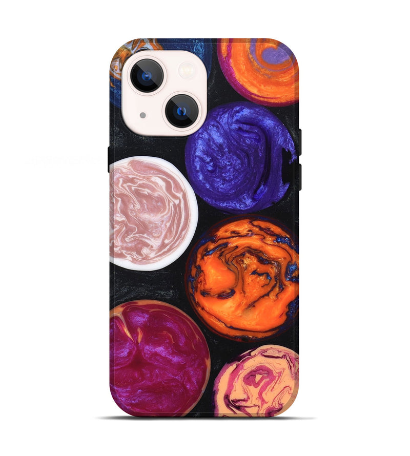 iPhone 13 Wood+Resin Live Edge Phone Case - Krista (Cosmos, 658291)