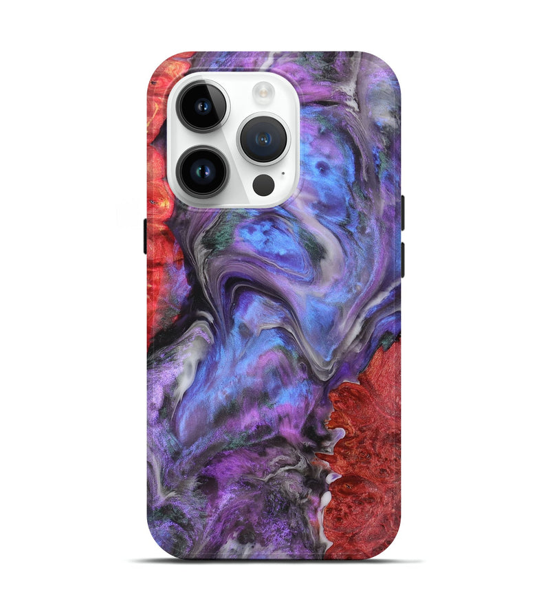iPhone 15 Pro Wood+Resin Live Edge Phone Case - Terry (Cosmos, 658298)