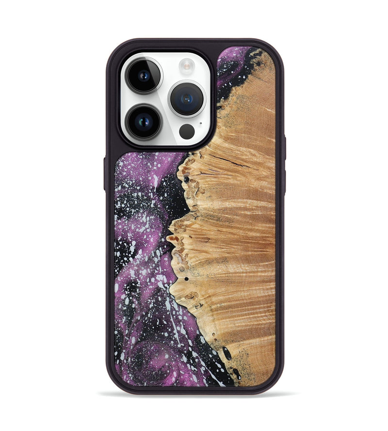 iPhone 15 Pro Wood+Resin Phone Case - Fatima (Cosmos, 658361)