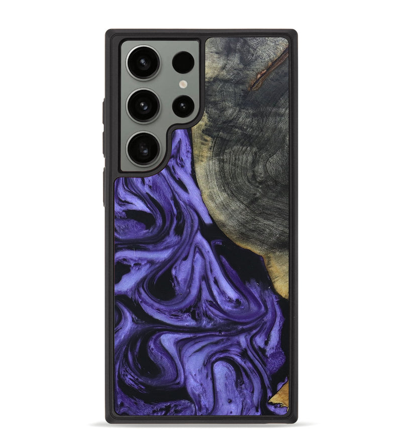 Galaxy S23 Ultra Wood+Resin Phone Case - Journey (Purple, 658470)